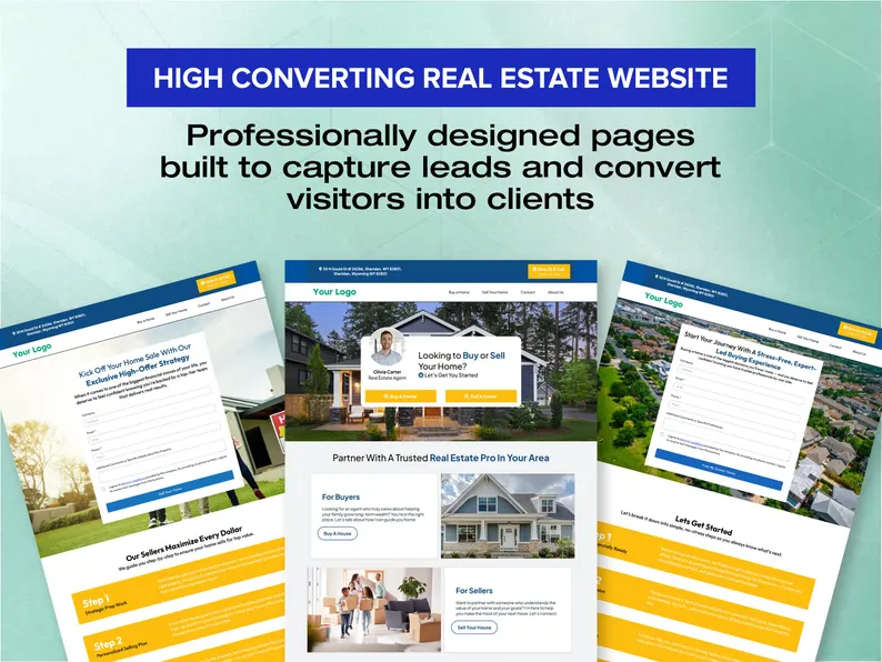 Real Estate GoHighLevel Snapshot, GHL Realtor CRM, Buyer Seller Funnels + Automations, Done For You