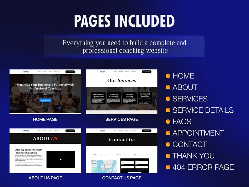 GHL Coaching Snapshot, GoHighLevel Coaching Website, Go High Level Template, Coach CRM