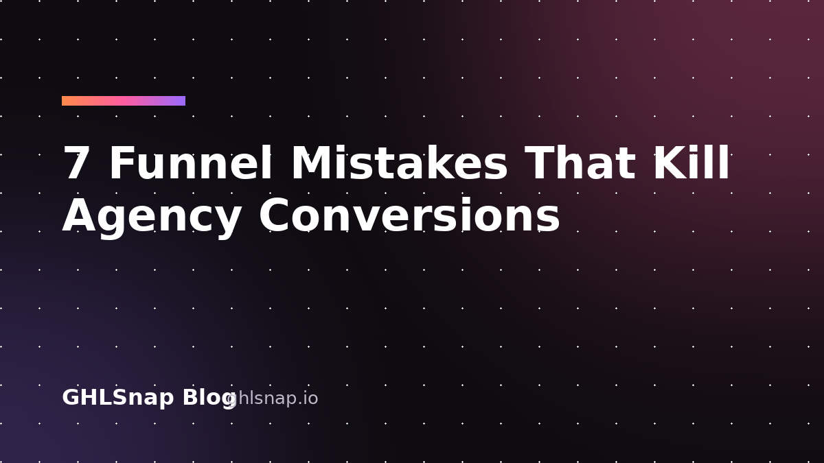 7 funnel mistakes article cover